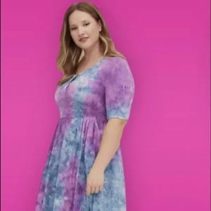 Torrid Tie-Dye Dress with pockets. Size 2